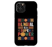 Bilingue est Une Superpuissance - Mois du Patrimoine hispanique Coque pour iPhone 11 Pro