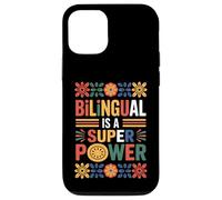 Bilingue est Une Superpuissance - Mois du Patrimoine hispanique Coque pour iPhone 12/12 Pro