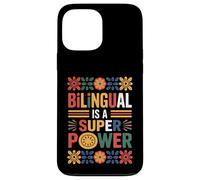 Bilingue est Une Superpuissance - Mois du Patrimoine hispanique Coque pour iPhone 13 Pro Max