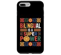 Bilingue est Une Superpuissance - Mois du Patrimoine hispanique Coque pour iPhone 7 Plus/8 Plus