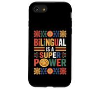 Bilingue est Une Superpuissance - Mois du Patrimoine hispanique Coque pour iPhone SE (2020) / 7/8