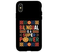 Bilingue est Une Superpuissance - Mois du Patrimoine hispanique Coque pour iPhone X/XS