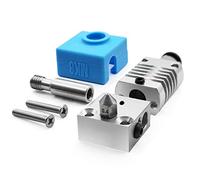 BIlinli 1 Ensemble de pièces d'imprimante 3D Tout Le Kit d'extrudeuse Hotend en métal pour imprimantes CR-10 CR-10S Ender 3 / 3S Partie 1.75Filament / buse 0.4MM