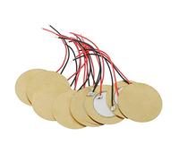 BIlinli 10pcs 35mm Pick-up Amplificateurs piézo-électriques Disques Piezo Elements Buzzer Sondeur Capteur Trigger Drum Disc + Fil de cuivre Piezo Discs
