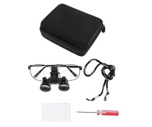 BIlinli 2.5X 3.5X Binoculaire Chirurgie Loupe Dentaire Loupe Chirurgicale Médicale w Lunettes