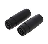 BIlinli 2 Pcs 4 Broches Pôle Femelle à Femelle Speakon Coupleur Adaptateur Câble Connecteur