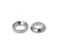 BIlinli 2 pièces/Ensemble entretoise de vélo étrier de Frein hydraulique M6 Alliage de Titane VTT pièces de vélo réparation Convexe concave rondelle Creuse Anneaux