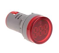 BIlinli 22mm Affichage AC Fréquencemètre Électricité Hertz Indicateur Hz Voyant