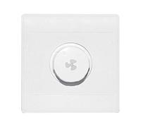 BIlinli 86 Type Réglage du Ventilateur de Plafond Régulateur de Vitesse en continu Interrupteur Mural 220V 10A pour gradateur 15-300W