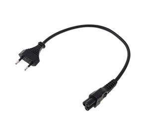 BIlinli Cordon Adaptateur Secteur EU 2 Broches mâle à IEC 320 C5 Micky pour Alimentation 30cm pour Ordinateur Portable