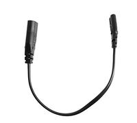 BIlinli IEC 320 2 Broches C7 Femelle à mâle C8 Figure 8 Câble de rallonge d’Adaptateur Secteur 30CM