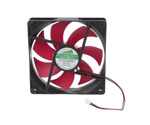 BIlinli Mini ventilateur 120 x 120 x 25 mm DC 12 V 0,16 A 2 broches 7 pales 12025