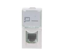 BIlinli Prise d'information du Module réseau CAT6 Adaptateur de connecteur RJ45 8P8C Jack Keystone Plaque Murale Standard