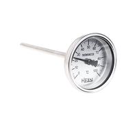 BIlinli Thermomètre bimétallique en Acier Inoxydable 1 / 4PT Filetage L = 100mm 0~50 ~ 300 WSS-303 Jauges de température Thermomètre bimétallique Thermomètre de Tuyau