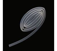 BIlinli Tuyau Flexible Flexible 1m de Tube de Silicone de catégorie Comestible d'OD de 6mm ID de 8mm OD Transparent