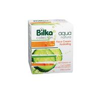 Bilka Collection Aqua Natura Crème hydratante pour le visage - Soin aux extraits de concombre et de melon, beurre de karité, huile d'Abyssiniane et vitamine E - Soin naturel de la peau - 40 ml