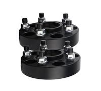 BILKAR Élargisseurs de Voie Compatible avec Ford pour Mustang 1964-2014 2 Pièces Adaptateur D'entretoise De Roue Bride Moyeu Cales Plaque 5 Ergots(15mm)