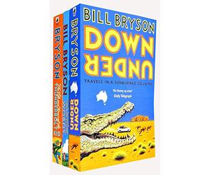 Bill Bryson Books Set Series (1-3) Books Collection Set (Down Under, Troublesome Words, The Life And Times Of The Thunderbolt Kid)
