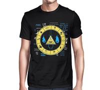 Bill Cipher Gravity Falls Graphic T-Shirt Cotton Tee