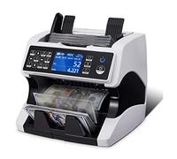 Bill Counter Machine, Multi-monnaie total de comptage vertical Machine Dual Cis Reconnaissance d'image USD Euro Multi-National Devise Fore Forewing Money Machine de comptage
