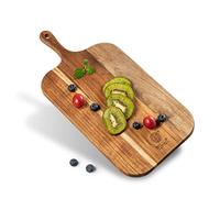 Bill.f Acacia planche à découper en bois avec poignée planche à découper en bois de charcuterie Paddle cheese Board planche