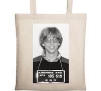 Bill Gates Albequerque New Mexico Mug Shot Sac fourre-tout en coton écologique Beige