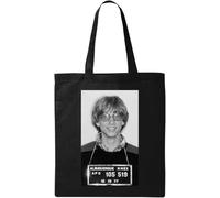 Bill Gates Albequerque New Mexico Mug Shot Sac fourre-tout en coton écologique Noir, Noir , Taille unique