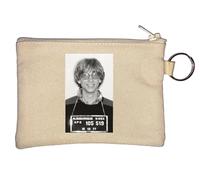 Bill Gates Albequerque New Mexico Porte-clés Mug Shot Porte-monnaie Beige