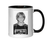 Bill Gates Albequerque New Mexico Tasse à thé en céramique Noir