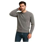Bill Tornade Pull Col rond en laine mélangé Quebec Gris Homme M