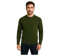 Bill Tornade Pull Col rond en laine mélangé Quebec Kaki Homme XXL