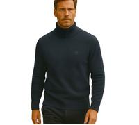 Bill Tornade Pull Col Roulé en laine mélangé Quebec Bleu Marine Homme XL