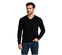 Bill Tornade Pull Col V en laine mélangé Quebec Noir Homme XXL