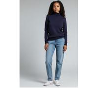 Bill Tornade Pull femme col cheminé uni Venise Bleu Marine Femme L