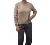 Bill Tornade Pull femme col rond uni Venise Beige Femme L