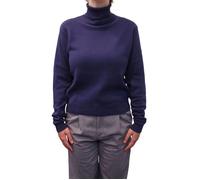 Bill Tornade Pull femme col roulé uni Venise Bleu Marine Femme M
