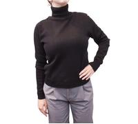 Bill Tornade Pull femme col roulé uni Venise Noir Femme M
