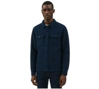 Bill Tornade Surchemise en laine melangé Quebec Bleu Marine Homme M