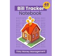 Bill Tracker Notebook: 48 Months of Easy Money Management