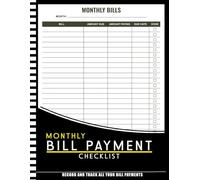 Bill Tracker Notebook: | Bill Tracker Notebook, The 4-Year Guide for Families & Money Managers, 1000 Billing Records Included - 8.5" x 11" 125 Pages