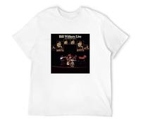 Bill Withers Shirt Vintage Live at Carnegie Hall 1973 Tee Shirt Limited Edition T-Shirt WhiteXL
