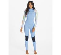Billabong - 3/2 mm Salty Dayz 2022 Chest Zip - Combinaison de surf femme True Blue - 6