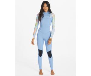 Billabong - 3/2 mm Salty Dayz 2022 Chest Zip - Combinaison de surf femme True Blue - 6