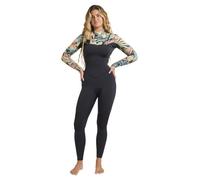 Billabong - 32 Salty Dayz Natural Full - Combinaison de surf femme Black Tropical - L