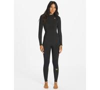 Billabong Synergy 4/3 Mm Woman Long Sleeve Chest Zip Neoprene Suit Noir 10 Femme