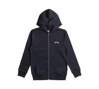 Sweatshirt à capuche Billabong Arch Full Zip bleu foncé blanc enfant - XL