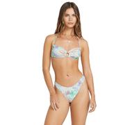 BILLABONG Bas de bikini 'Wave Haze' aqua / émeraude / orange foncé / blanc, Taille S