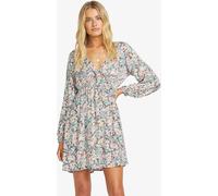 Billabong Billabong Blue Summer Floral Open Back Dress Blue M 10