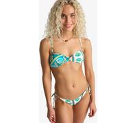 Billabong Billabong Nude Shell Print Salty Waves Twist Bandeau Bikini Top