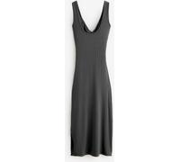 Billabong Billabong Take a Look Open Back Jersey Scoop Neck Dress Black Sands EU 36 (UK 8)